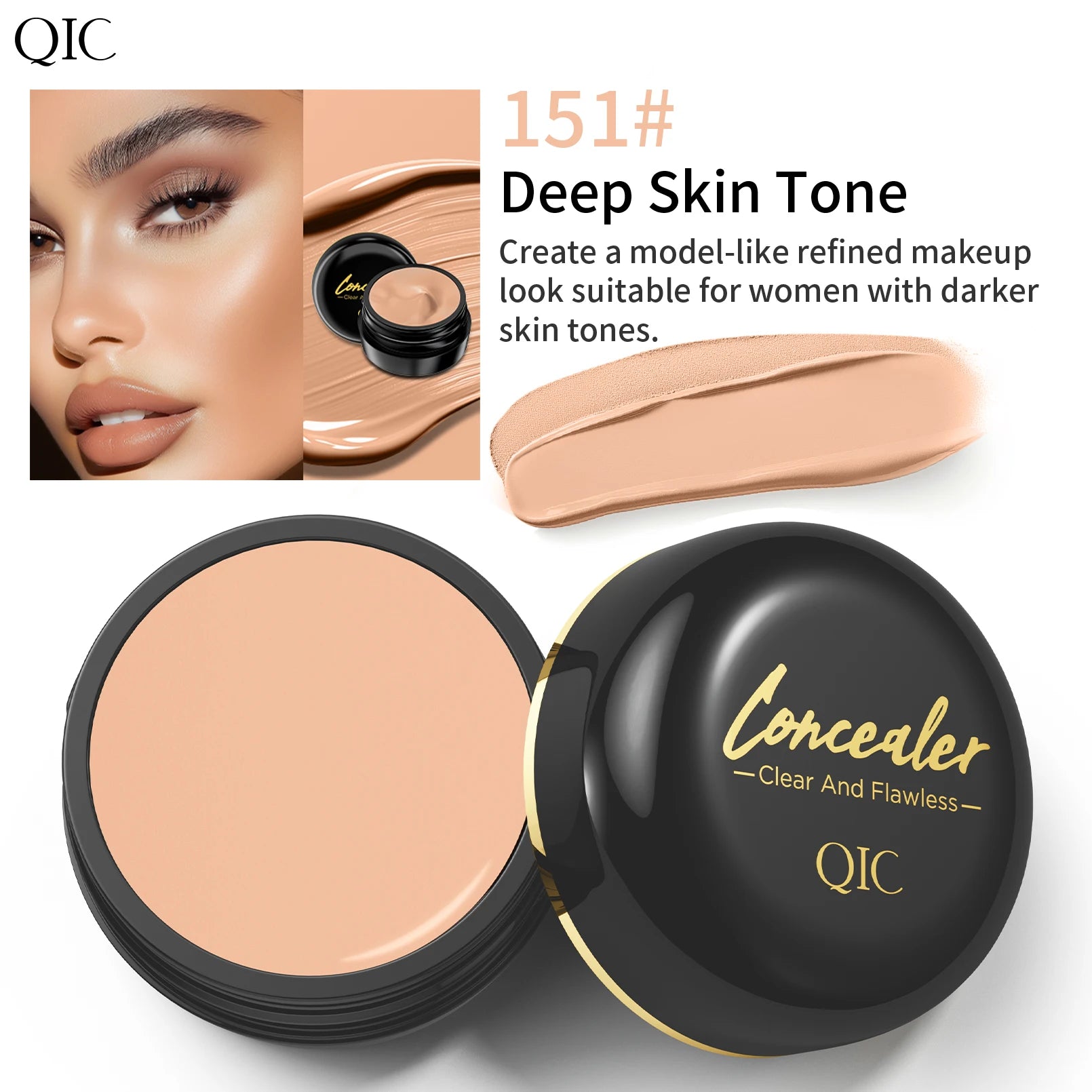 Correcteur Waterproof Couvrance Totale — Tatouages, Cicatrices & Imperfections