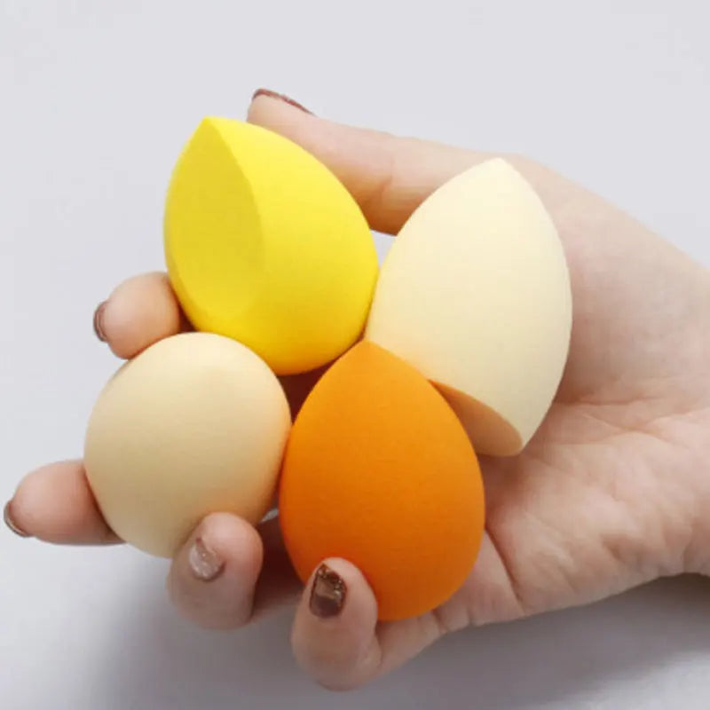 Set 4 Éponges Maquillage Blender — Teint Parfait & Naturel