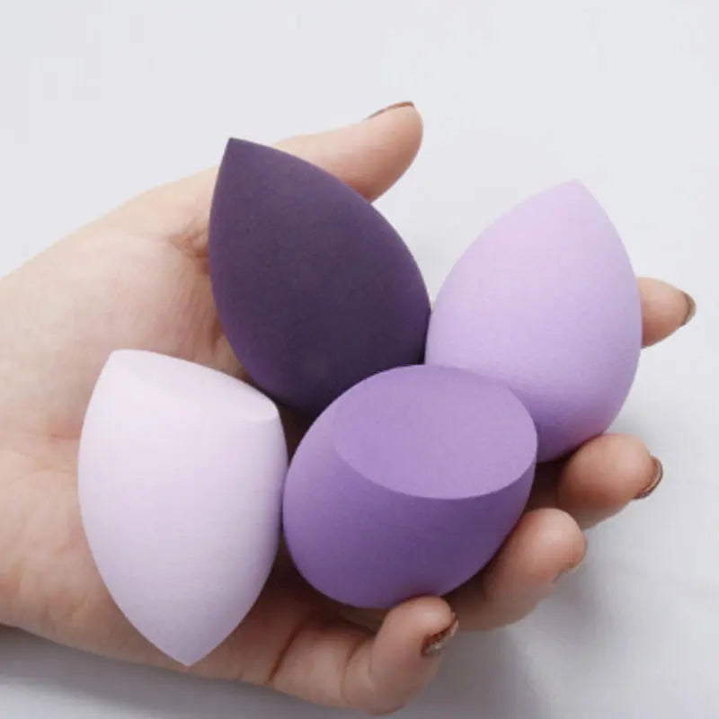 Set 4 Éponges Maquillage Blender — Teint Parfait & Naturel