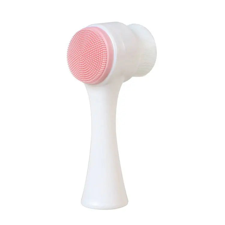 Brosse Nettoyante Visage Silicone Double Face   Exfoliation & Douceur
