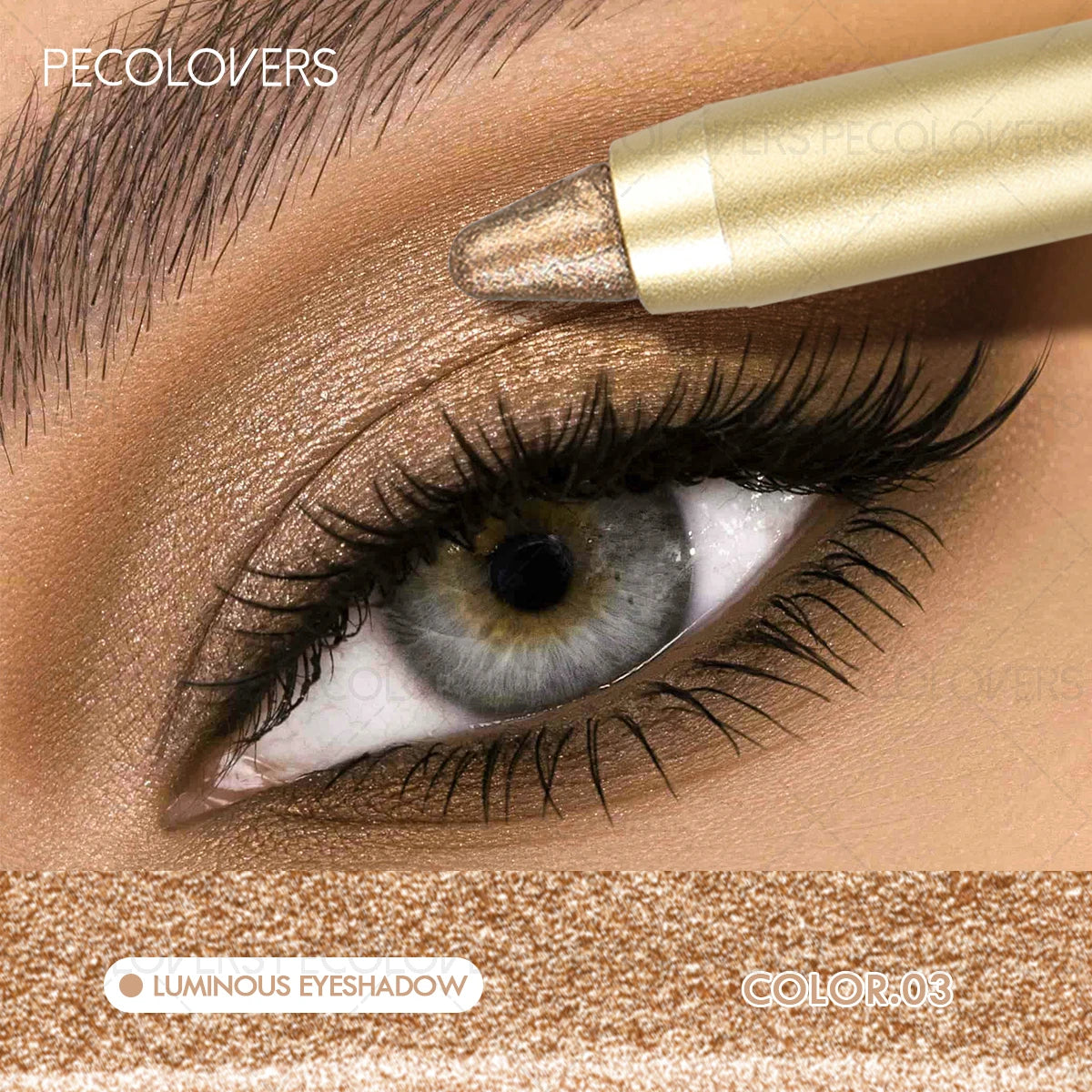 Stick Fard à Paupières Double Embout — Waterproof Glitter & Mat Longue Tenue