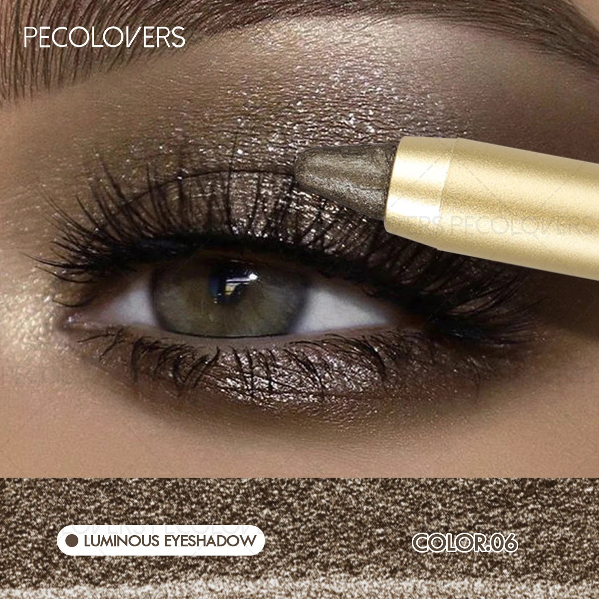 Stick Fard à Paupières Double Embout — Waterproof Glitter & Mat Longue Tenue