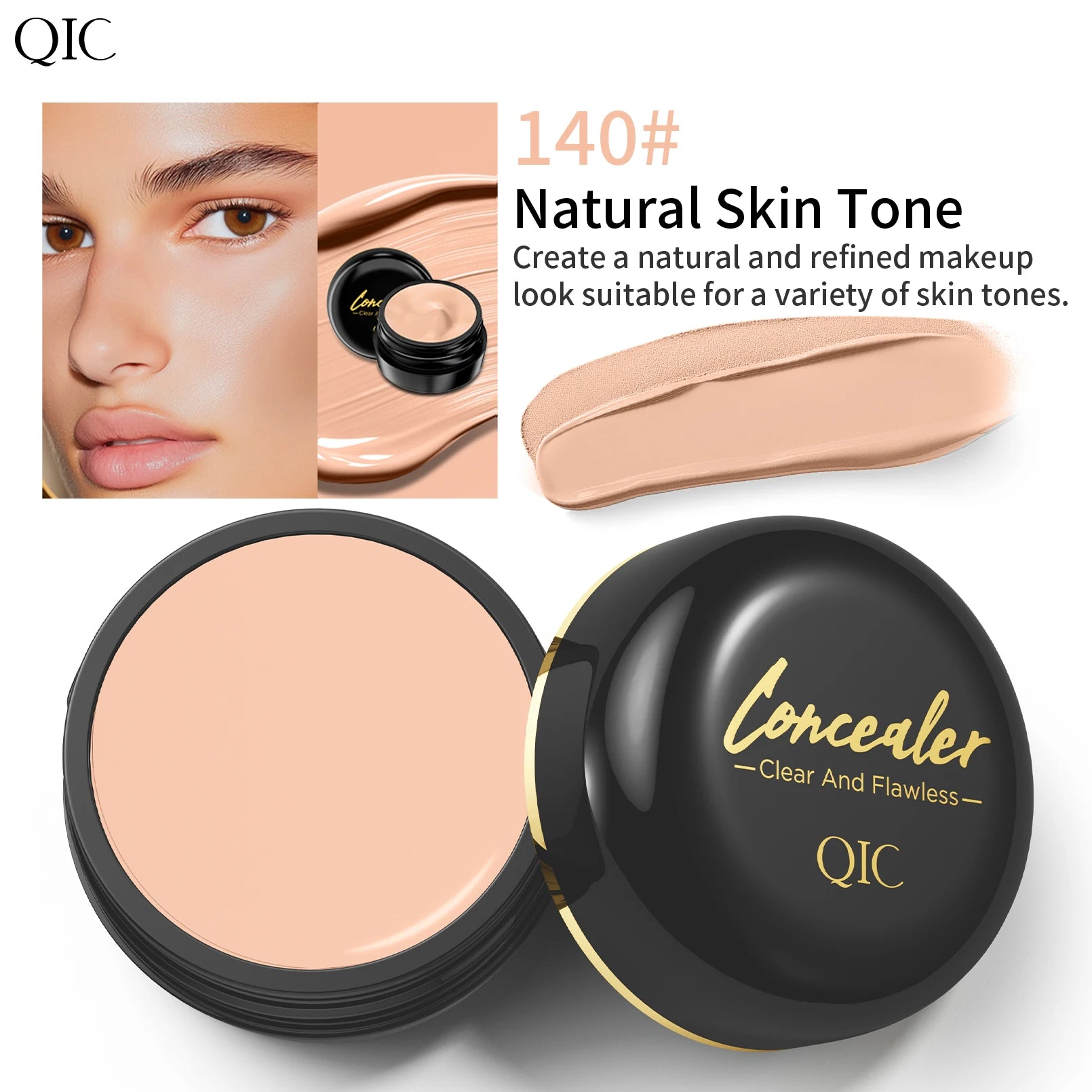 Correcteur Waterproof Couvrance Totale — Tatouages, Cicatrices & Imperfections