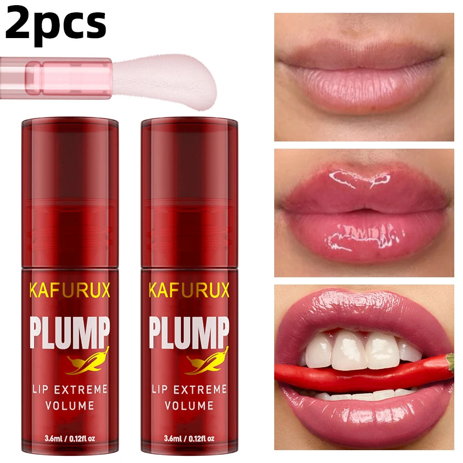 Huile pour Lèvres Effet Repulpé — Gloss Brillant Longue Tenue