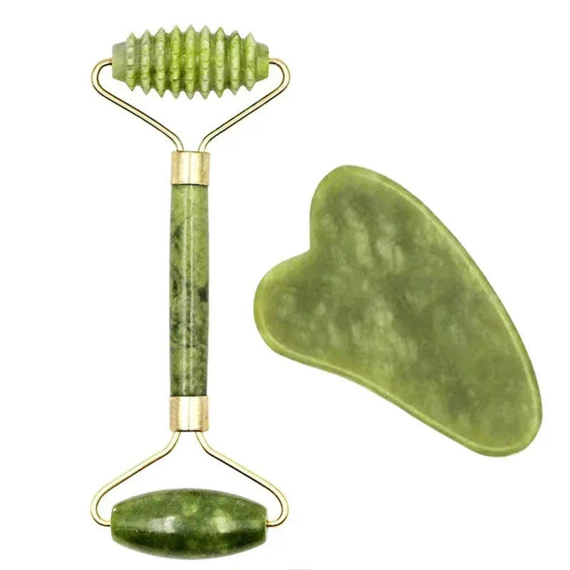 Jade Roller & Gua Sha Pierre Naturelle — Rituel Spa Lifting
