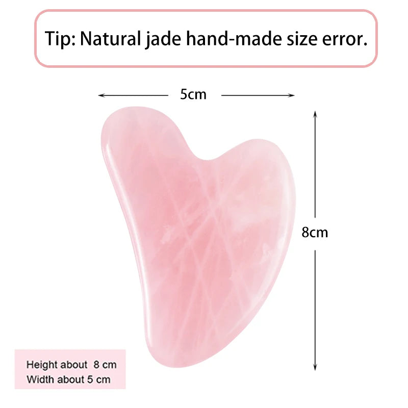 Gua Sha Pierre Naturelle — Massage Visage Lifting, Drainage & Anti-Rides
