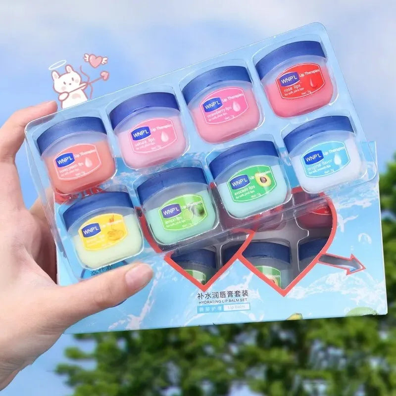 Coffret Baumes à Lèvres Hydratants Jelly — Base Végétale Naturelle, Lèvres Douces & Protégées