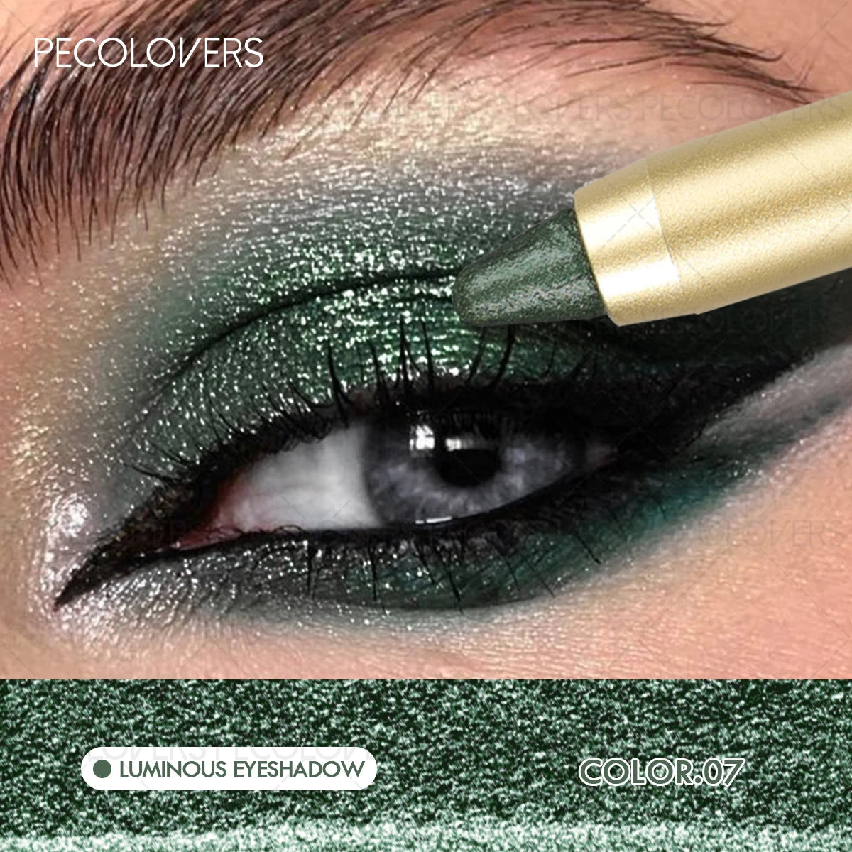 Stick Fard à Paupières Double Embout — Waterproof Glitter & Mat Longue Tenue