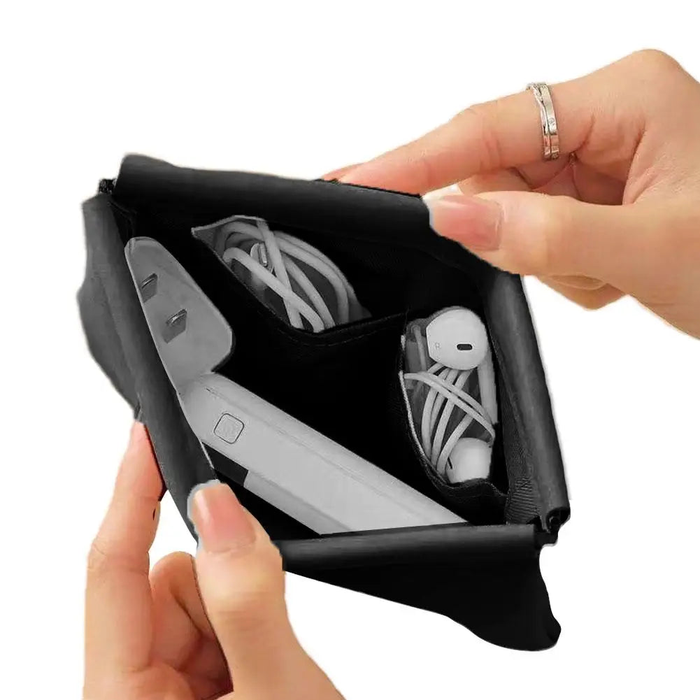 Trousse de Maquillage Pliable Waterproof — Organisateur Multi-Compartiments Format Voyage