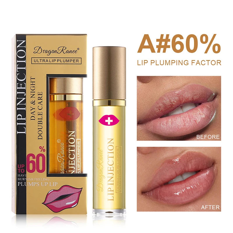 Huile pour Lèvres Effet Repulpé — Gloss Brillant & Hydratant