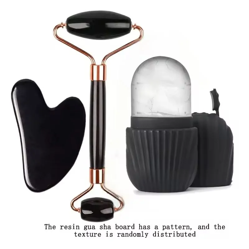 Ice Roller Set Visage & Gua Sha — Lifting & Contouring Naturel