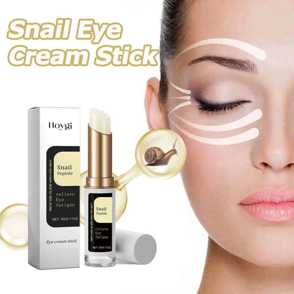 Stick Contour des Yeux — Bave d’Escargot, Collagène & Rétinol — Anti-Cernes & Anti-Rides