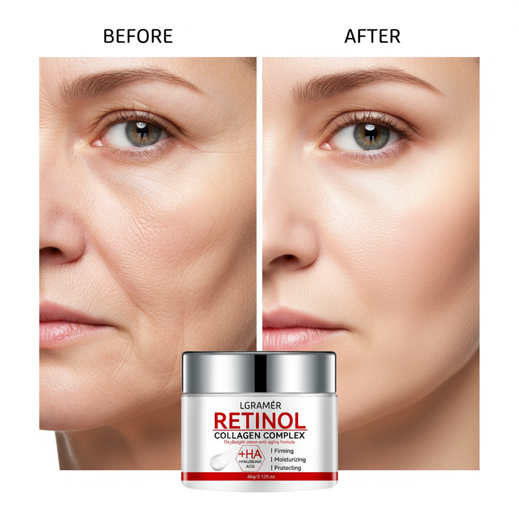 Crème Lifting Rétinol & Collagène – Anti-Rides, Fermeté & Éclat