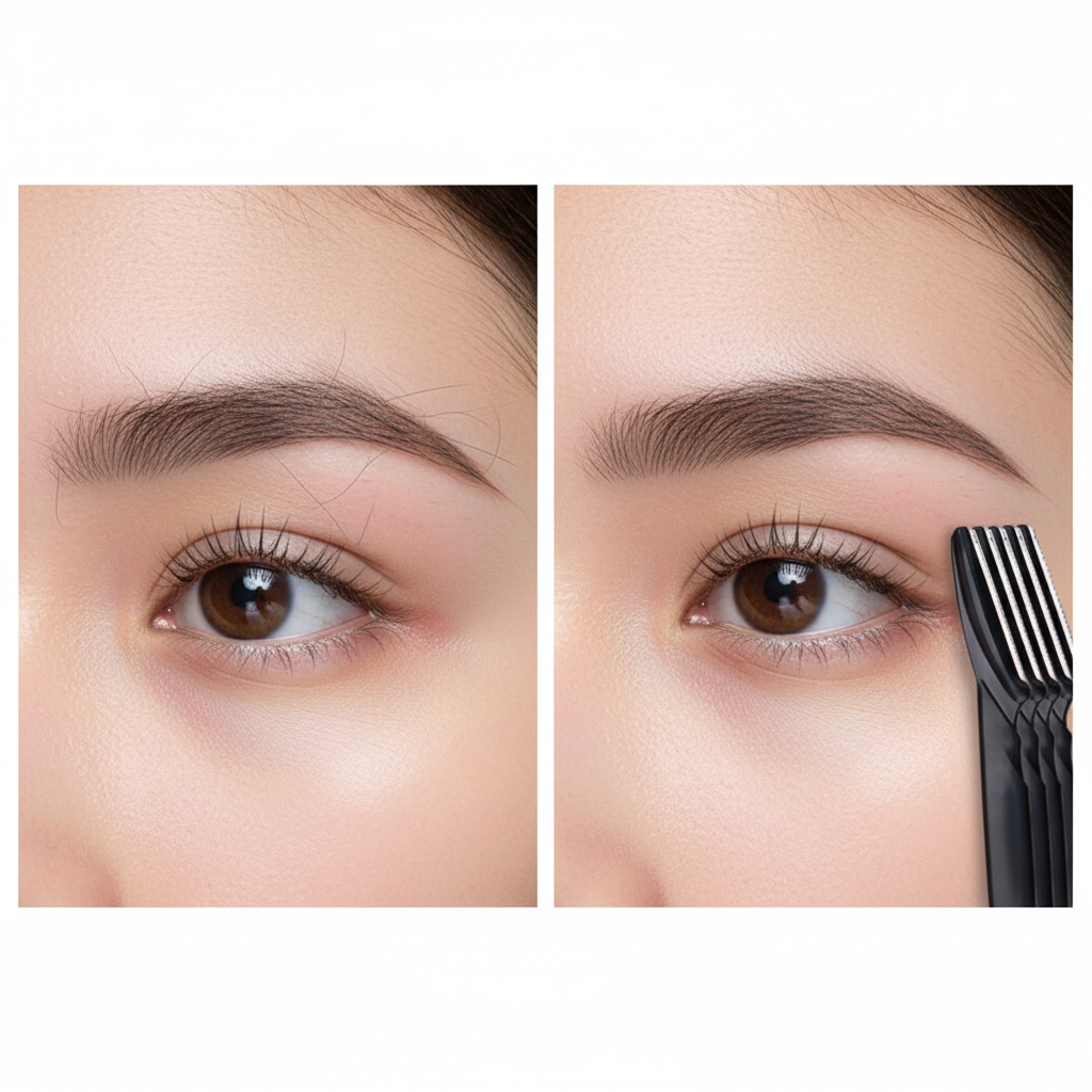 Rasoir Sourcils & Duvet Visage — Finition Parfaite & Précise