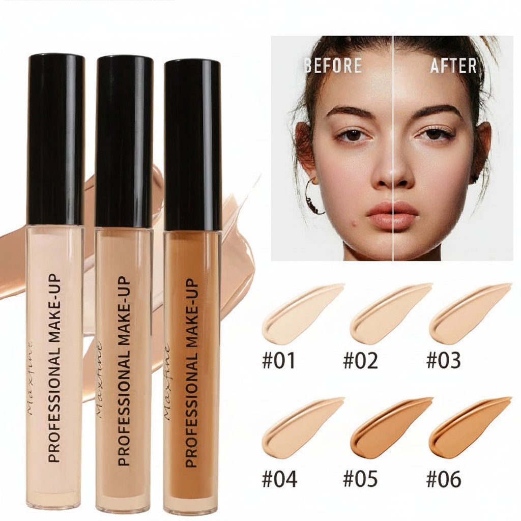 Correcteur Liquide Mat Longue Tenue — Waterproof, Haute Couvrance & Contrôle du Sébum