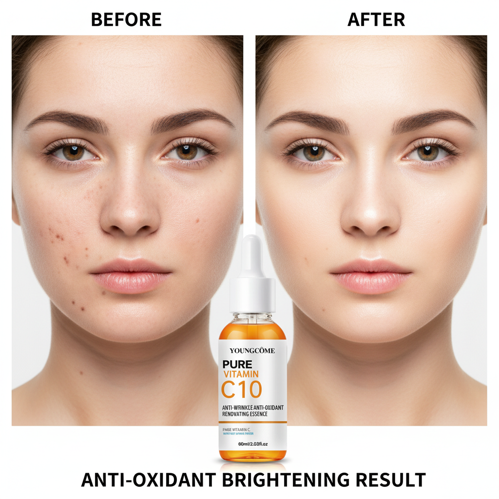 Sérum Visage Vitamine C & Acide Hyaluronique — Éclat, Anti-âge & Hydratation