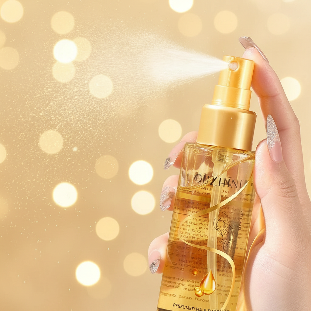 Spray Huile Capillaire Nourrissante — Réparation, Brillance & Parfum 100ml