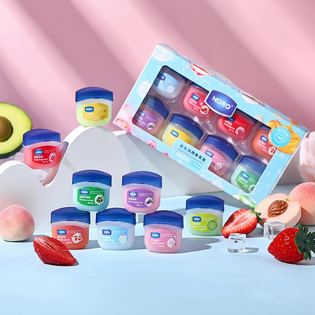 Coffret 8 Masques Lèvres Hydratants — Soin Longue Durée & Lèvres Douces