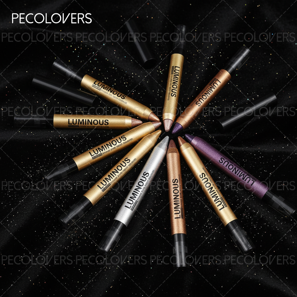 Stick Fard à Paupières Double Embout — Waterproof Glitter & Mat Longue Tenue