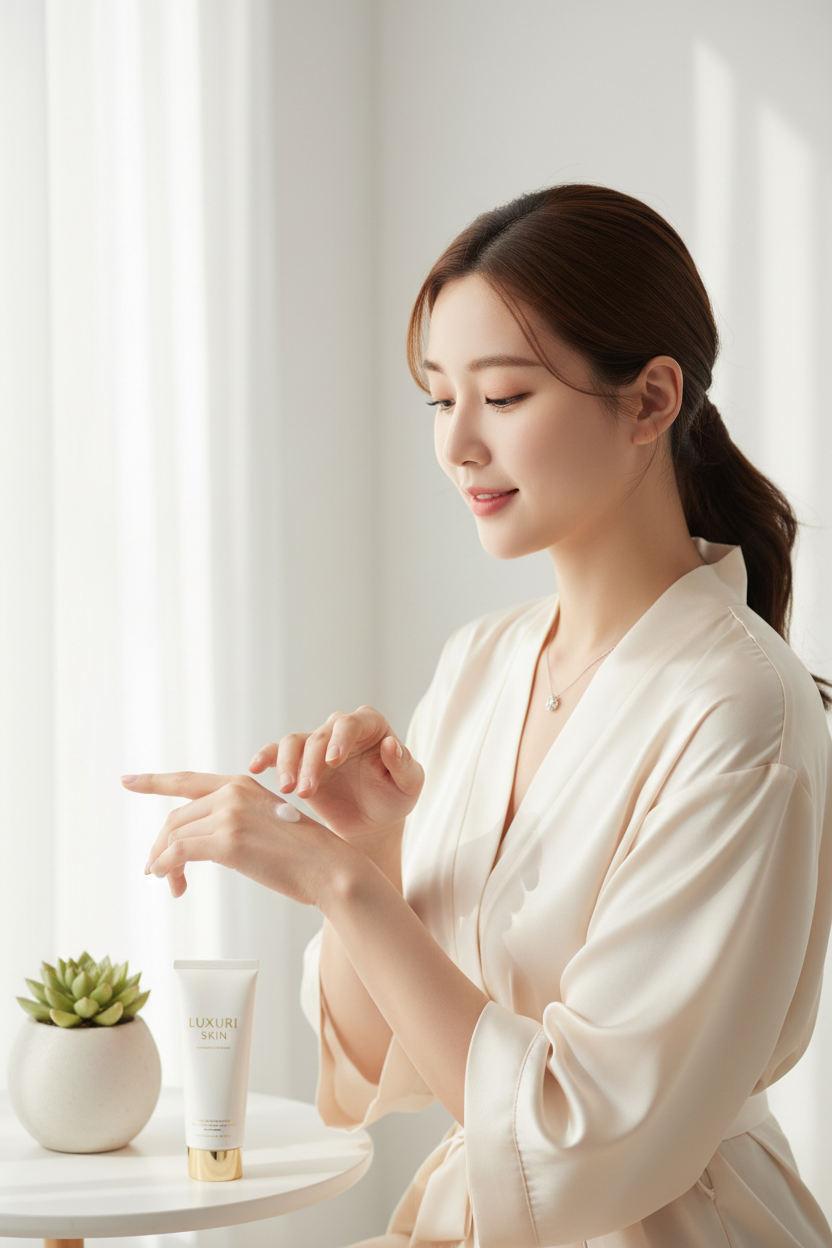 Crème Mains à l’Eau de Riz K-Beauty — Nourrissante, Hydratante & Non Grasse 30g