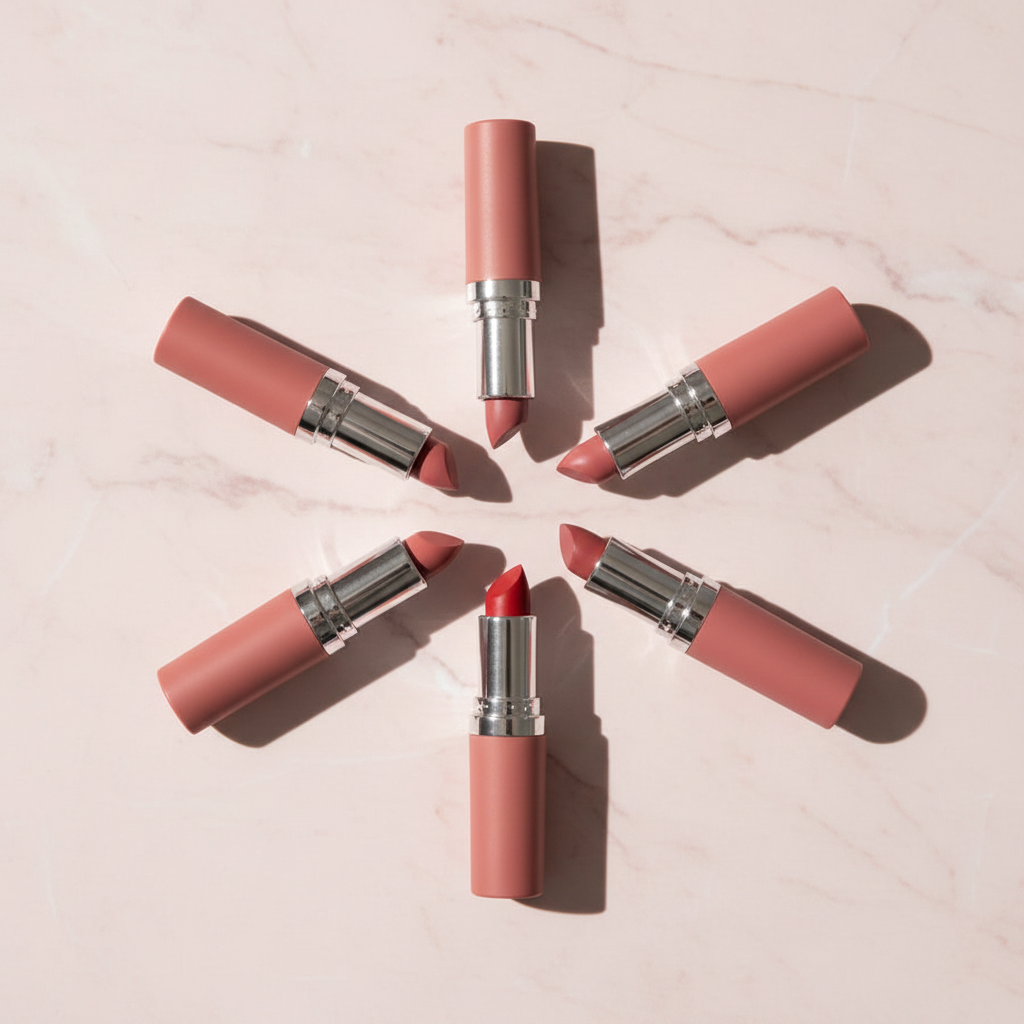 Coffret 6 Rouges à Lèvres Mat Waterproof — Longue Tenue & Hydratant