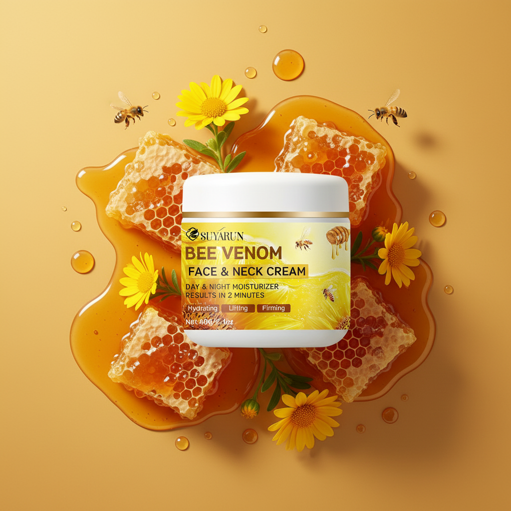 Crème Visage Venin d’Abeille & Collagène — Lifting, Raffermissante & Hydratation 24H