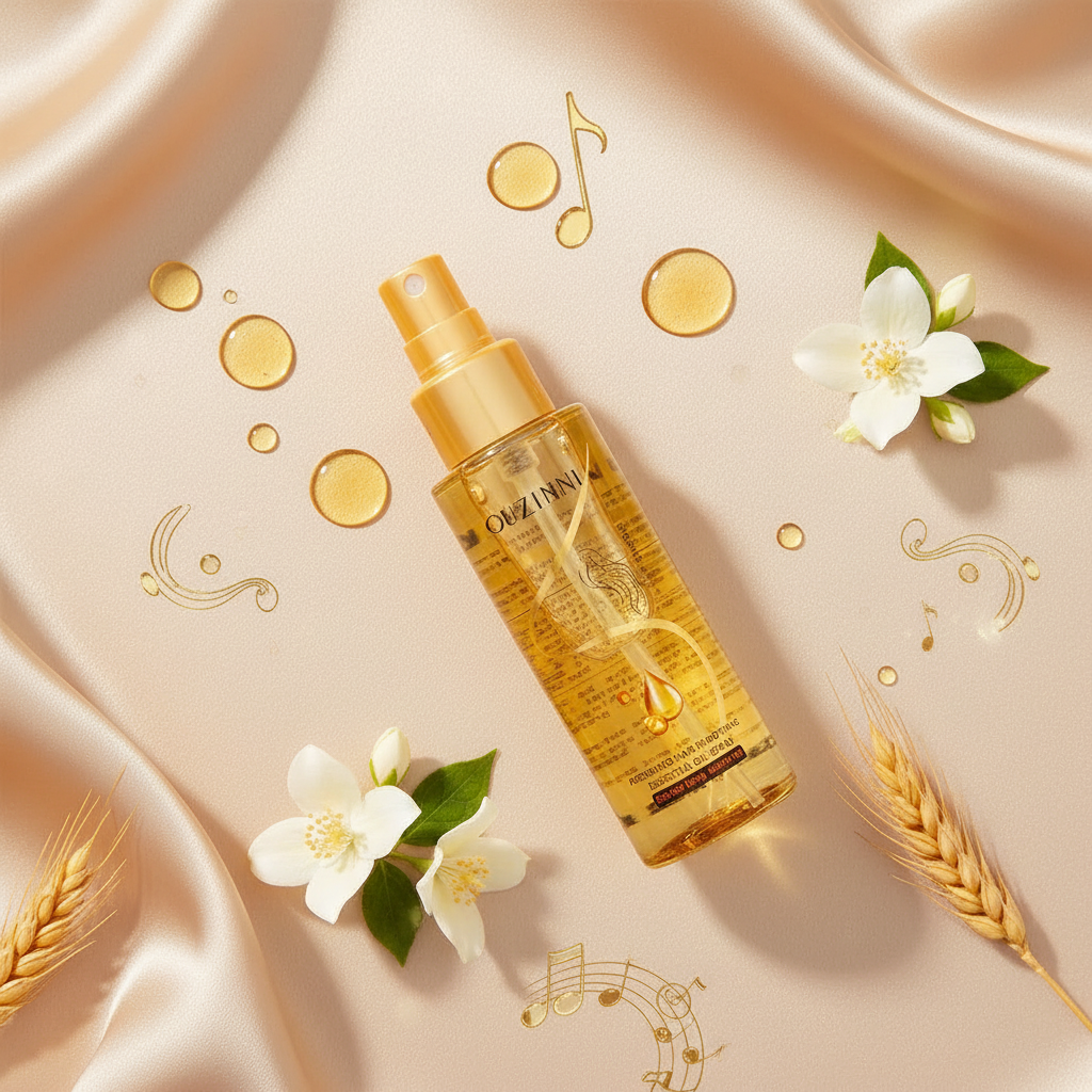 Spray Huile Capillaire Nourrissante — Réparation, Brillance & Parfum 100ml