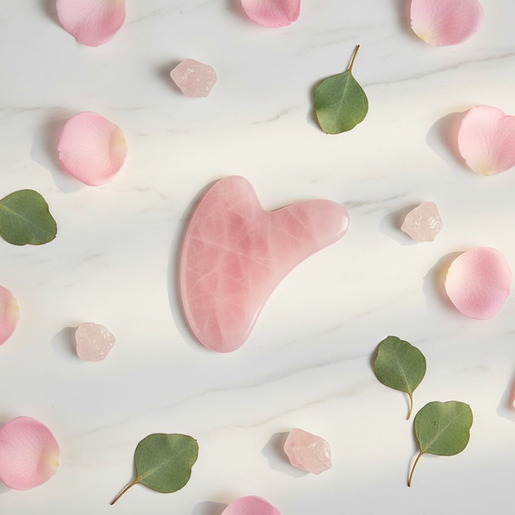 Gua Sha Pierre Naturelle — Massage Visage Lifting, Drainage & Anti-Rides