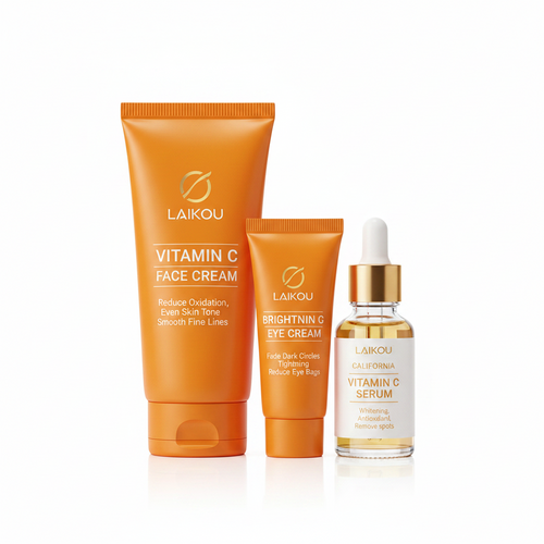 Coffret Soin Visage 3 Pièces — Crème + Sérum + Contour des Yeux