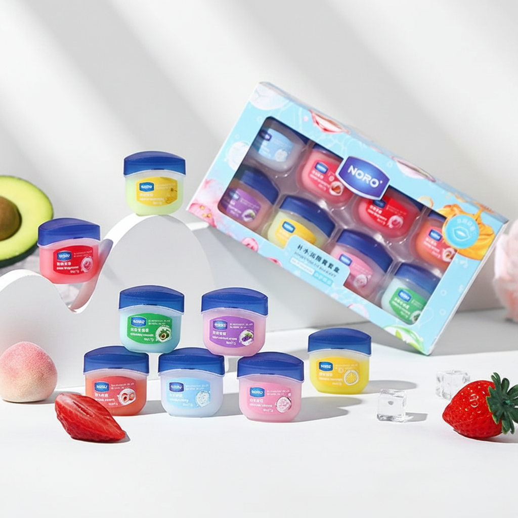 Coffret 8 Masques Lèvres Hydratants — Soin Longue Durée & Lèvres Douces