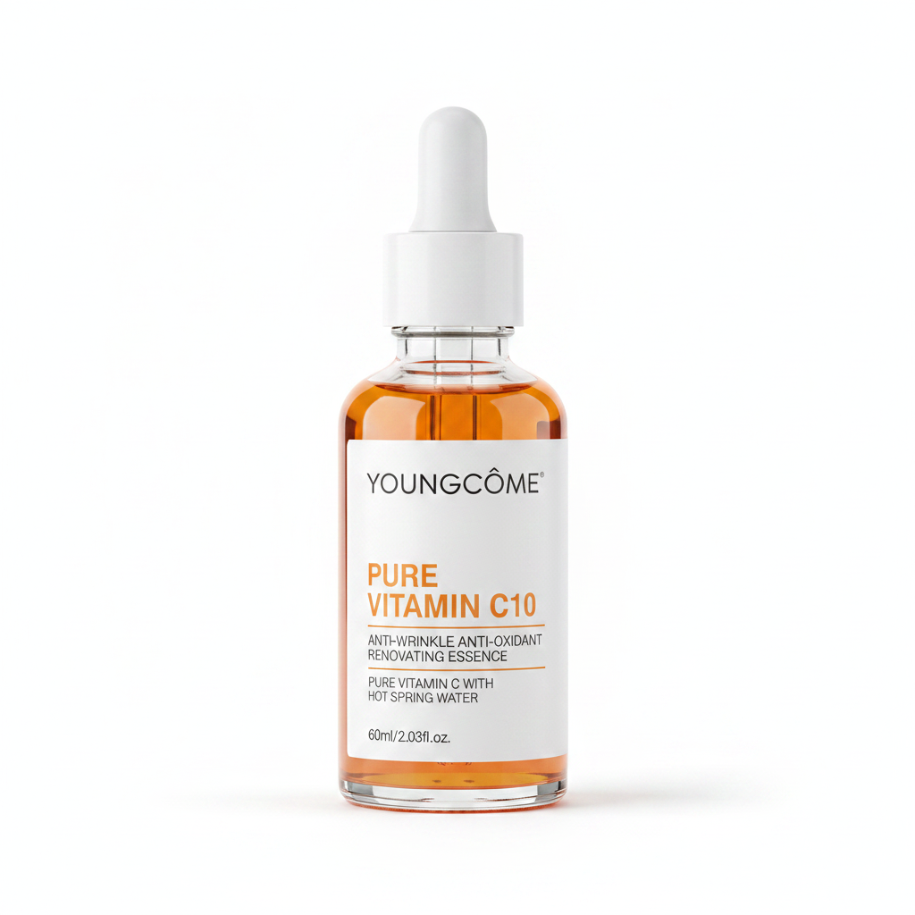 Sérum Visage Vitamine C & Acide Hyaluronique — Éclat, Anti-âge & Hydratation