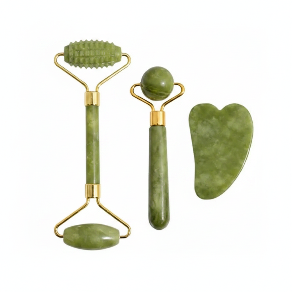 Jade Roller & Gua Sha Pierre Naturelle — Rituel Spa Lifting