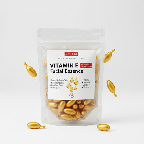 Capsules Essence Visage Vitamine E & Squalane — Hydratation & Éclat