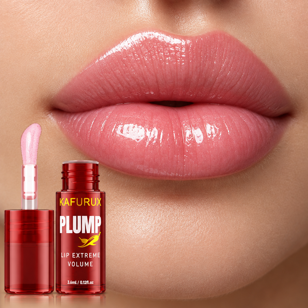 Gloss porté sur les lèvres
