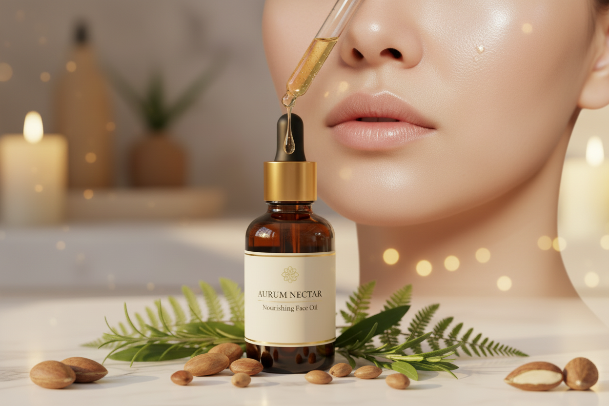 Huile Visage Nourrissante - Visuel Luxe