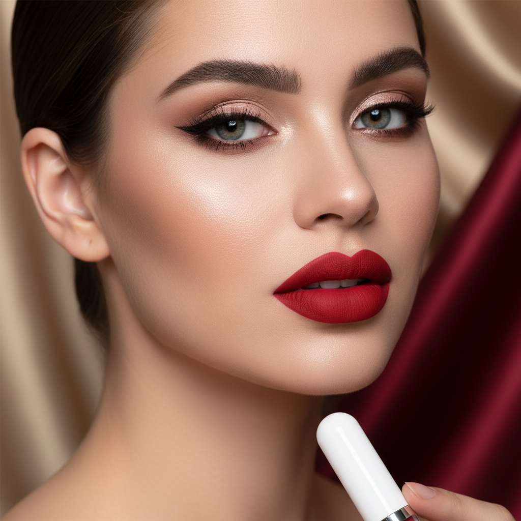 Rouge à Lèvres Liquide Mat Velours — Waterproof, Longue Tenue & Hydratant