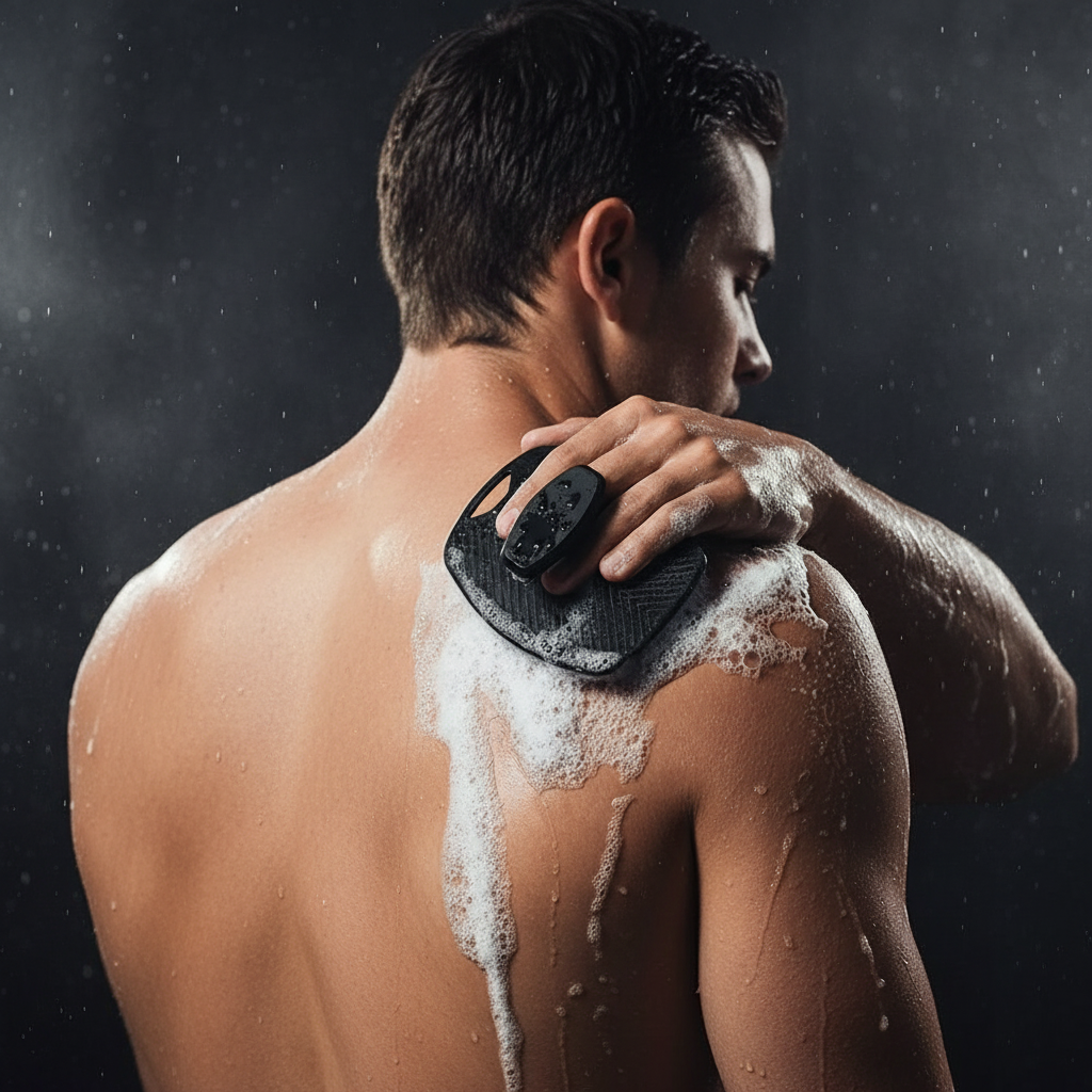Brosse de Bain Silicone Douce — Exfoliation, Massage & Nettoyage Corps