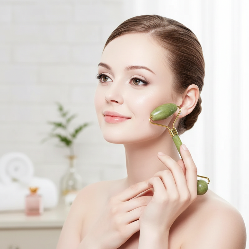Jade Roller & Gua Sha Pierre Naturelle — Rituel Spa Lifting