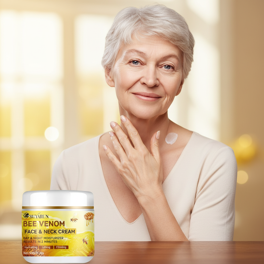 Crème Visage Venin d’Abeille & Collagène — Lifting, Raffermissante & Hydratation 24H