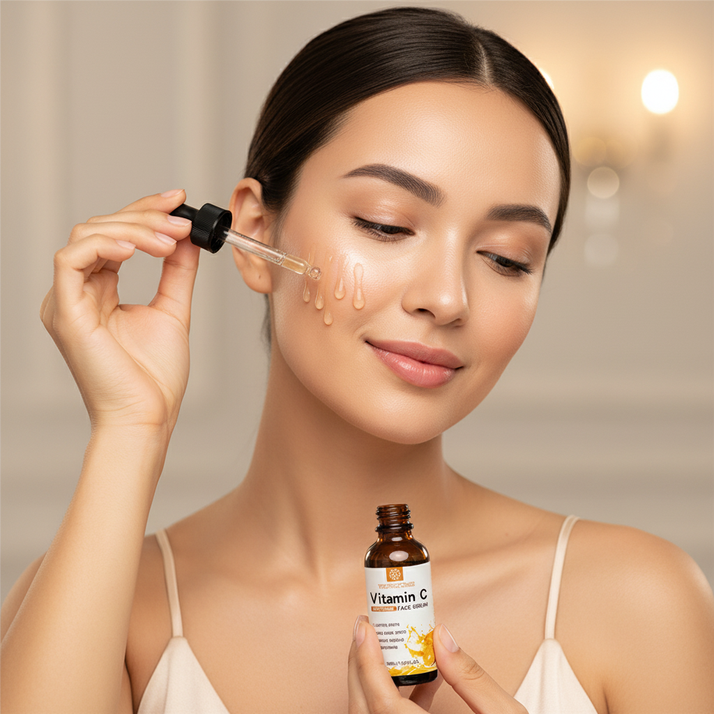 Essence Visage Vitamine C & Acide Hyaluronique – Anti-Taches & Éclat 30ml