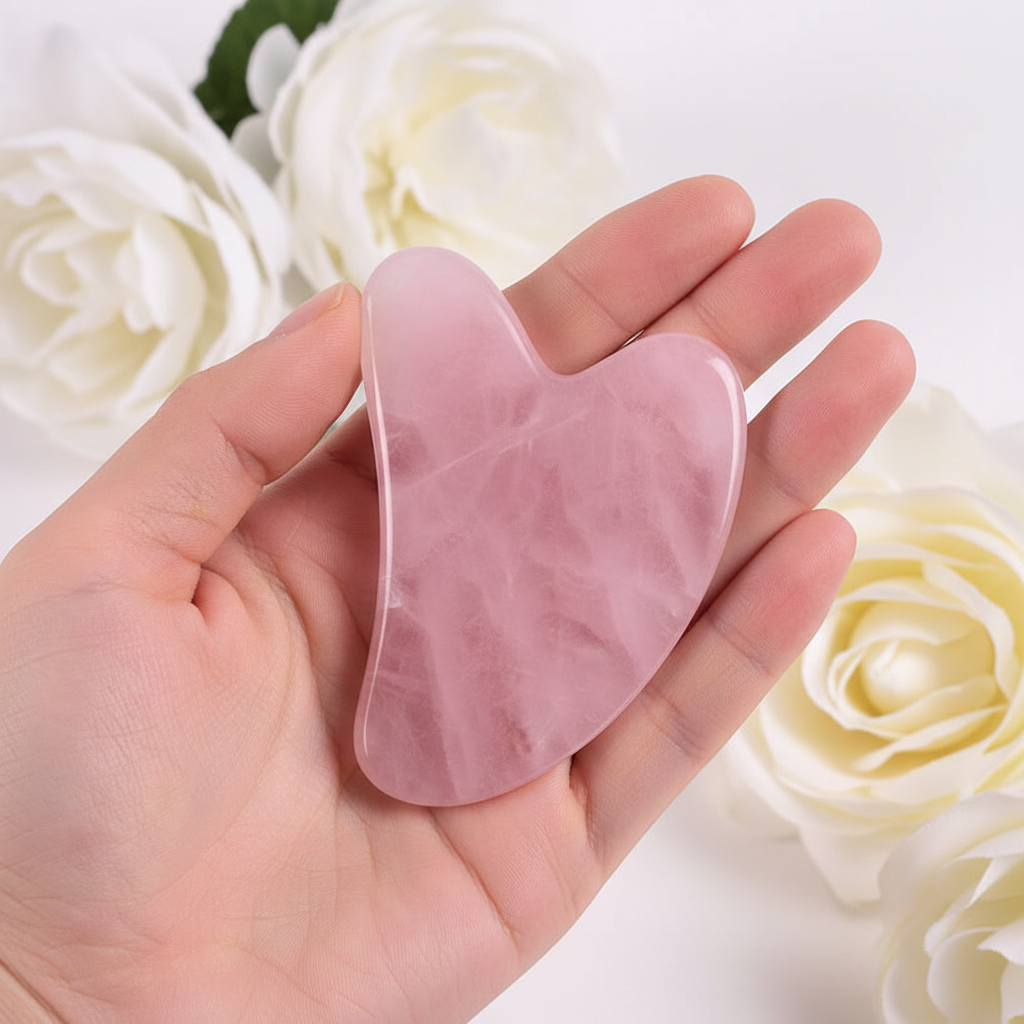Gua Sha Pierre Naturelle — Massage Visage Lifting, Drainage & Anti-Rides
