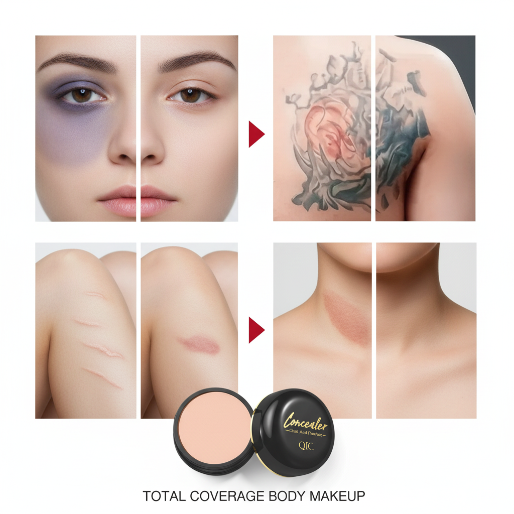 Correcteur Waterproof Couvrance Totale — Tatouages, Cicatrices & Imperfections