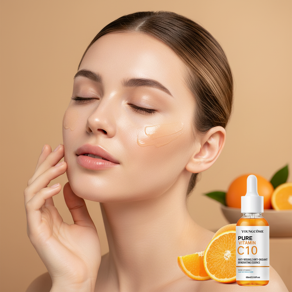 Sérum Visage Vitamine C & Acide Hyaluronique — Éclat, Anti-âge & Hydratation