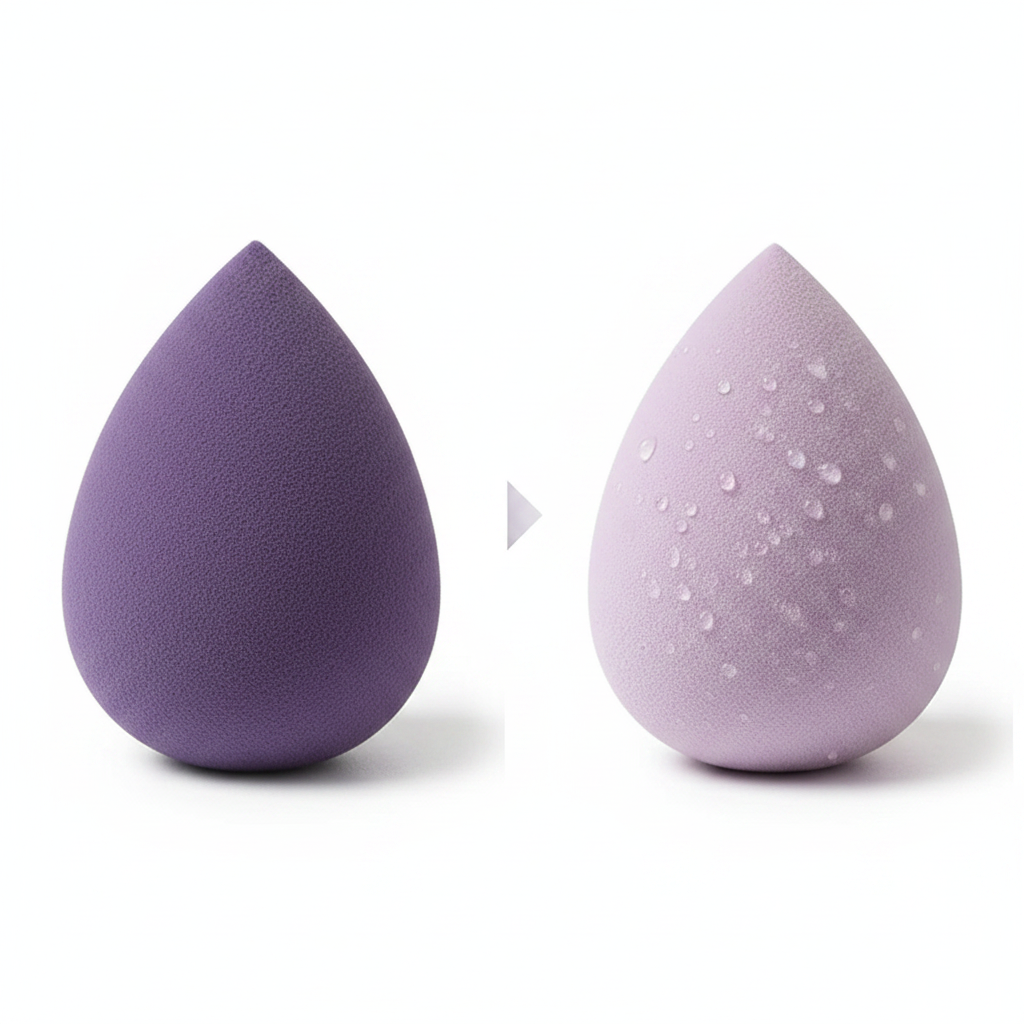 Set 4 Éponges Maquillage Blender — Teint Parfait & Naturel