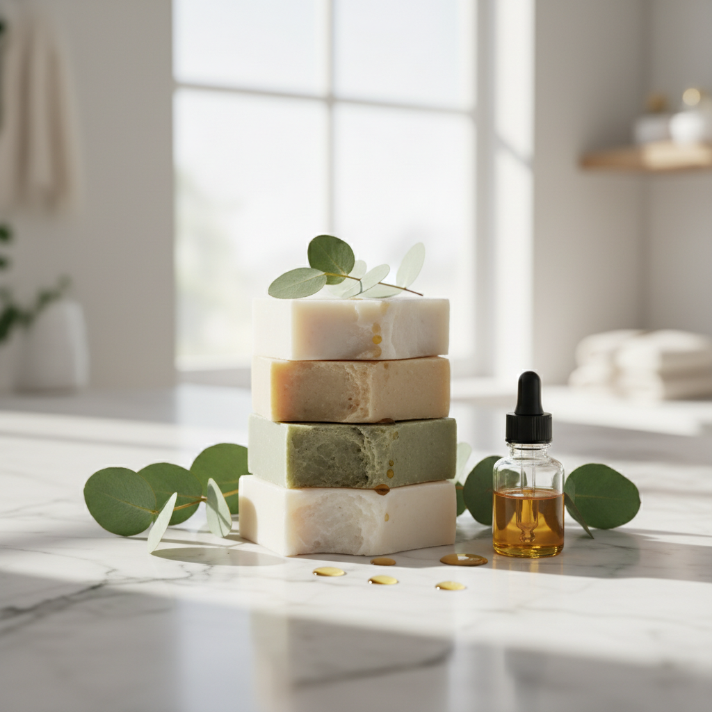 Savon Solide Naturel - Marbre & Eucalyptus