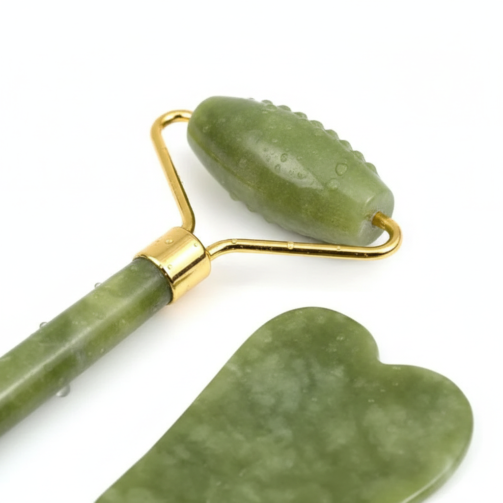 Jade Roller & Gua Sha Pierre Naturelle — Rituel Spa Lifting