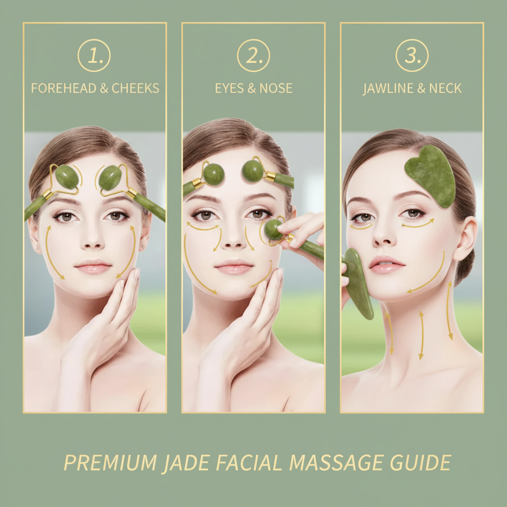 Jade Roller & Gua Sha Pierre Naturelle — Rituel Spa Lifting